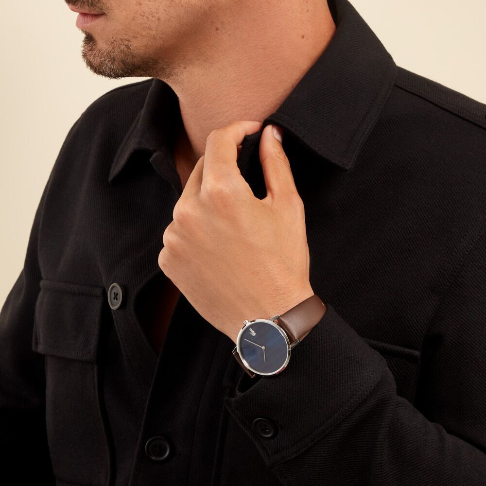Montre Lacoste Crocorigin Bleu - Montres classiques Homme | Marc Orian