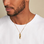Collier Bartev Acier Jaune Cristal - Colliers avec pierres Homme | Marc Orian