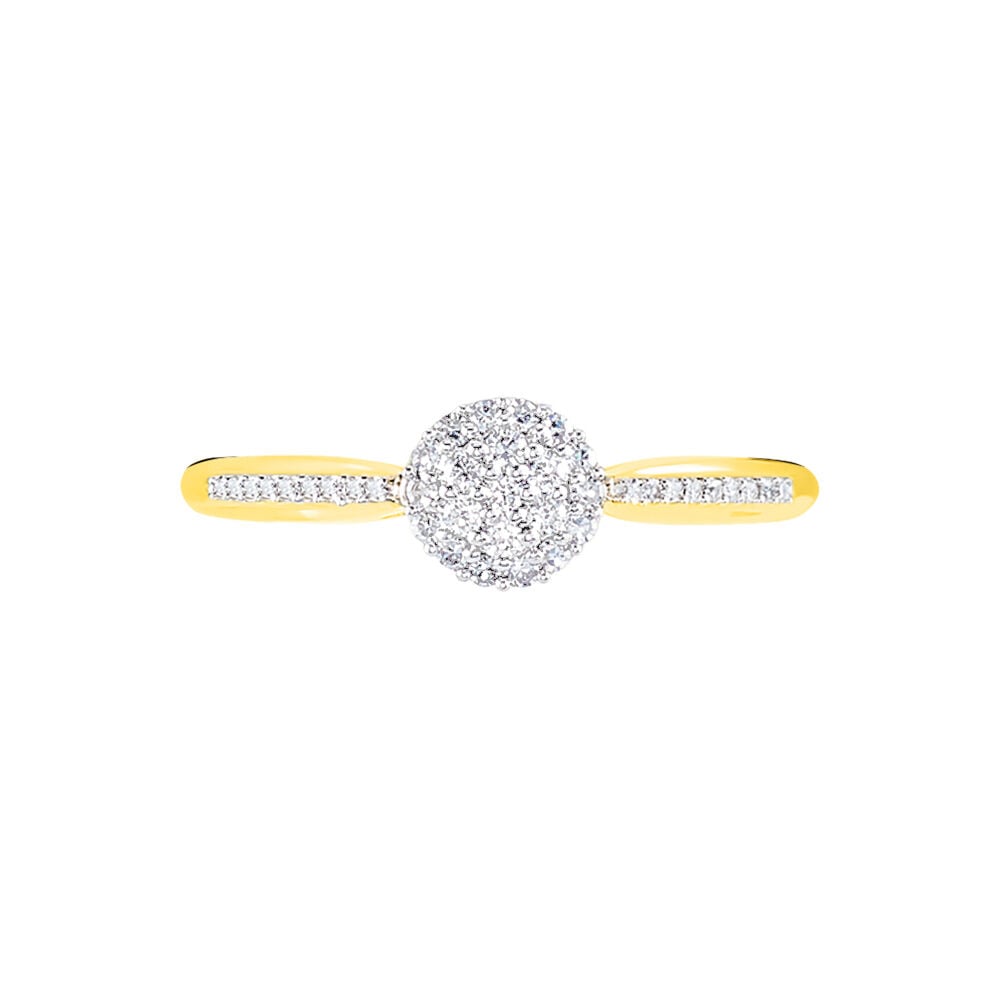 Bague Veranina Or Jaune Diamant - Parures de mariage Femme | Marc Orian