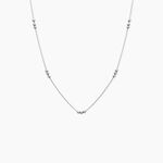 Collier Eniola Argent Blanc - Colliers fantaisie Femme | Marc Orian