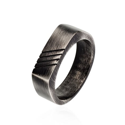 Chevalière Kelssy Acier Gris - Bijoux fantaisie Homme | Marc Orian
