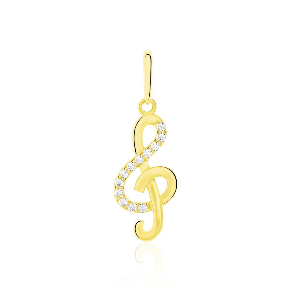 Pendentif Caprais Or Jaune Oxydes De Zirconium - Pendentifs Femme | Marc Orian