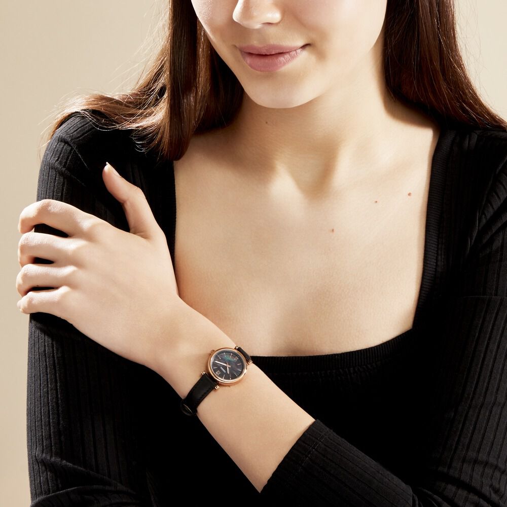 Montre Fossil Carlie Mini Nacre Noire - HIMFRQN2780 • Marc Orian |  Bijouterie en ligne
