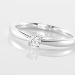 Bague Solitaire Iris Or Blanc Diamant - Solitaires Femme | Marc Orian
