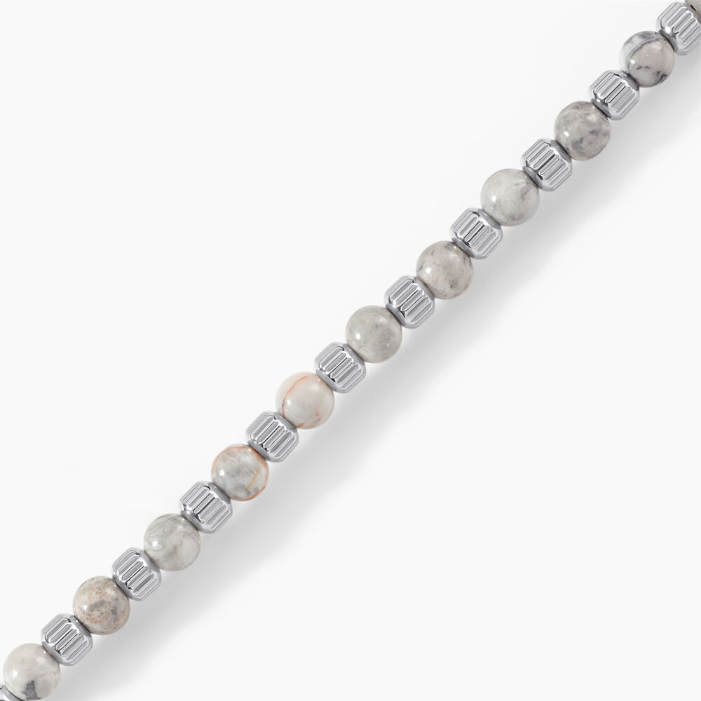 Bracelet Lisandro Acier Argent&eacute; - Bracelets cordons Homme | Marc Orian