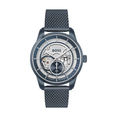 Montre Boss Sophio Auto Bleu - Montres Homme | Marc Orian