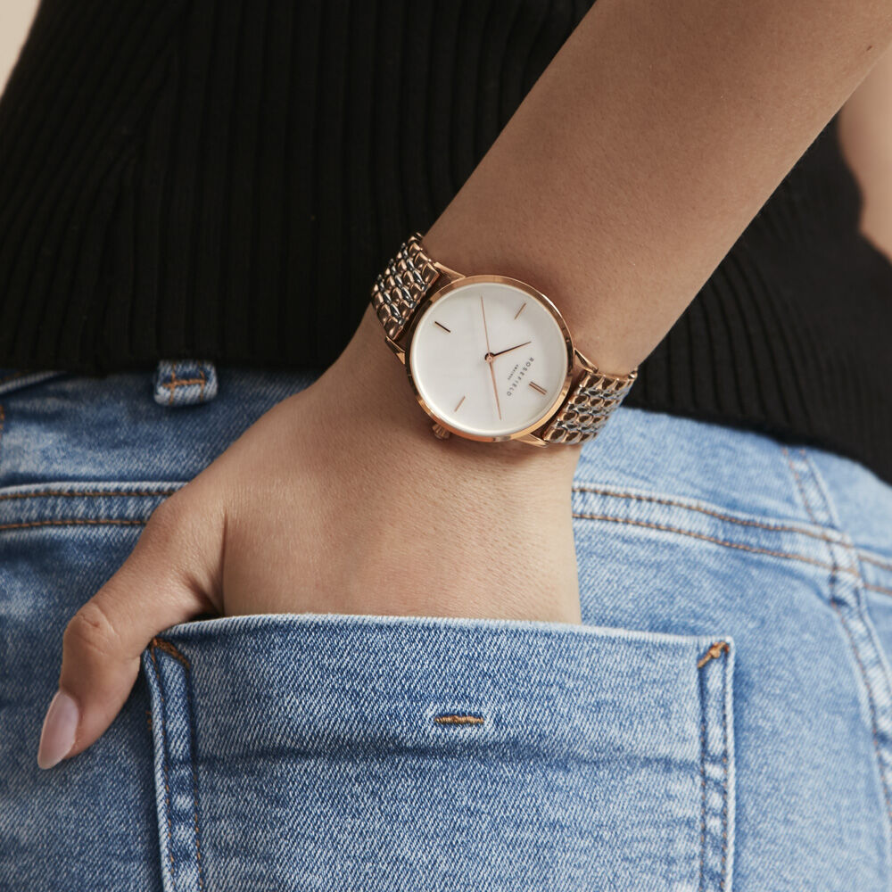Montre Rosefield Pearl Edit Blanc - Montres étanches Femme | Marc Orian