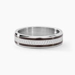 Bague Jonc Maewen Acier Blanc - Bijoux fantaisie Homme | Marc Orian