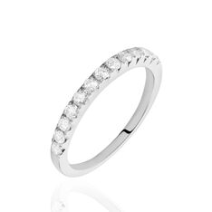 Alliance Pristina Or Blanc Diamant - Alliances Femme | Marc Orian