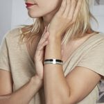Bracelet Jonc Marie-adelaide Acier Blanc - Bracelets joncs Femme | Marc Orian