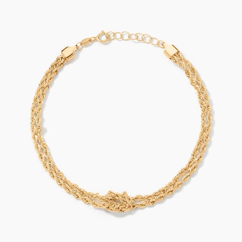 Bracelet Jerry Or Jaune - Bracelets mailles Femme | Marc Orian