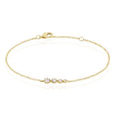 Bracelet Plaqué Or Boubou Oxydes De Zirconium - Bracelets chaînes Femme | Marc Orian