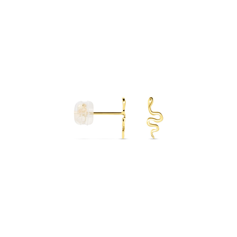 Boucles D'oreilles Puces Serafino Or Jaune - Puces Femme | Marc Orian