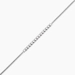 Bracelet Sidney Argent Blanc Oxyde De Zirconium Et Olivine - Bracelets fantaisie Femme | Marc Orian