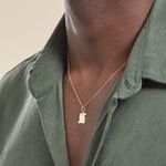 Pendentif Lamie Zodiaque Parchemin Or Jaune - Bijoux personnalis&eacute;s Famille | Marc Orian