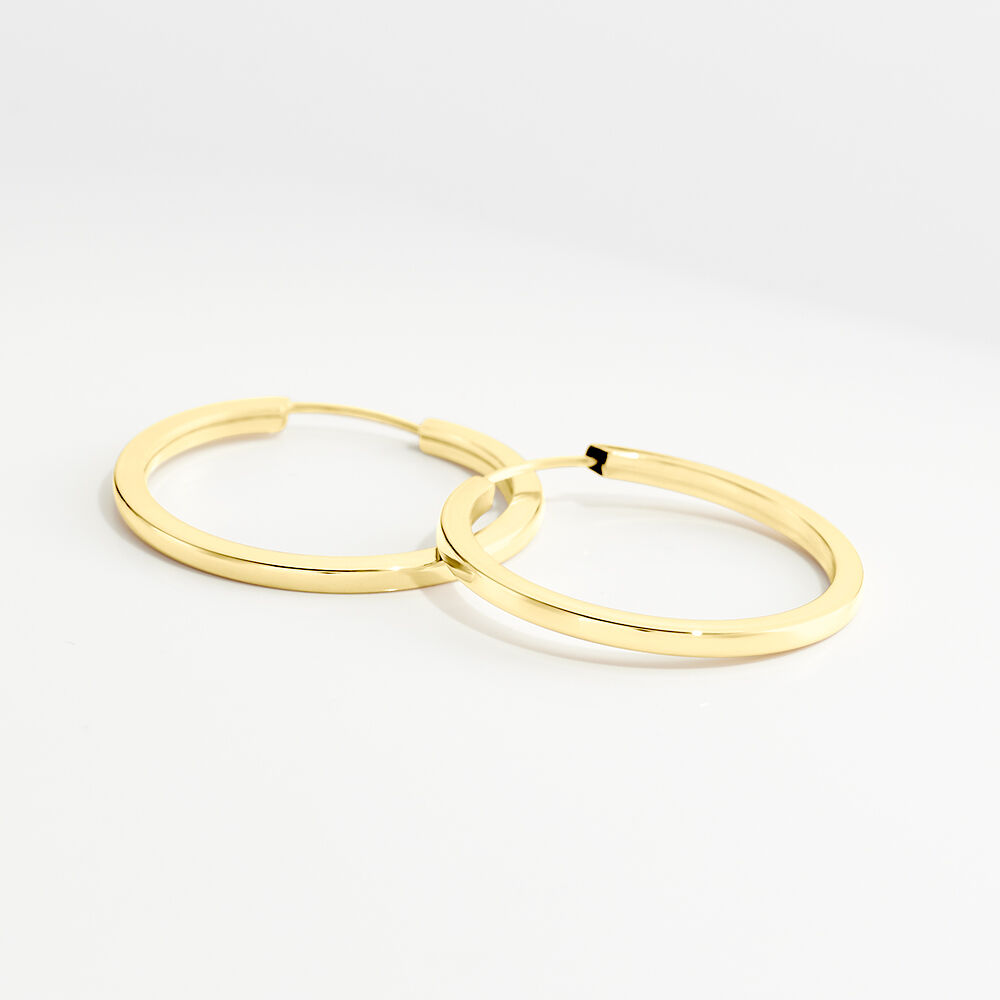 Cr&eacute;oles Benedikta Or Jaune - Cr&eacute;oles Femme | Marc Orian