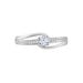 Bague Armelle Or Blanc Oxyde De Zirconium - Solitaires Femme | Marc Orian