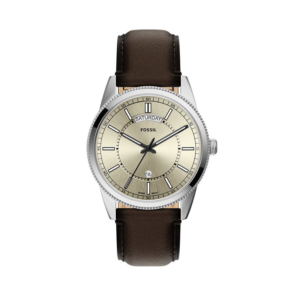 Montre Fossil Pearson Cr&egrave;me - Montres &eacute;tanches Homme | Marc Orian