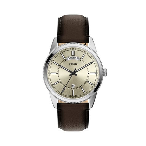 Montre Fossil Pearson Cr&egrave;me - Montres &eacute;tanches Homme | Marc Orian