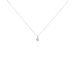 Collier Aphrodite Or Blanc Diamant Synthetique - Colliers avec pierres Femme | Marc Orian