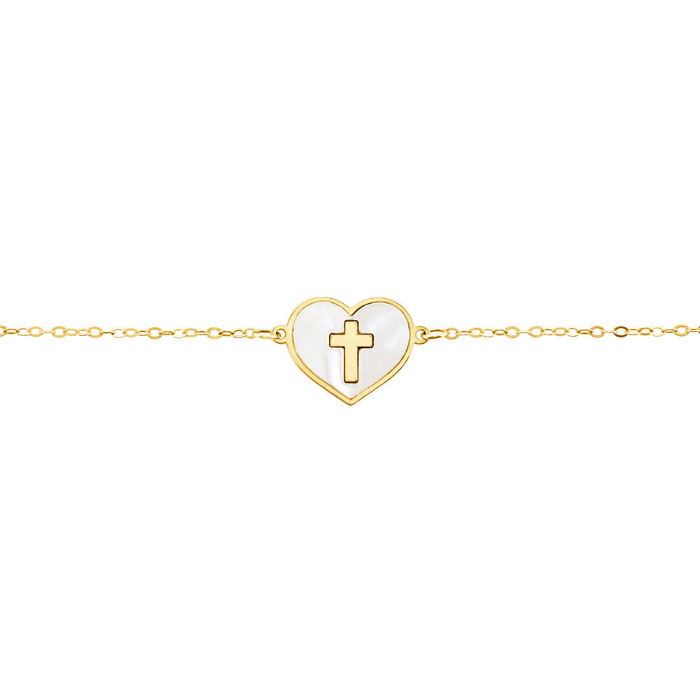 Bracelet Lawrie Or Jaune Nacre - Bracelets chaînes Famille | Marc Orian