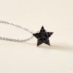 Collier Nasima Argent Blanc Spinelle - Colliers avec pierres Femme | Marc Orian