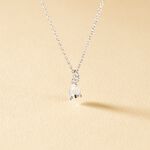 Collier Marie-helena Argent Blanc Oxyde De Zirconium - Colliers avec pierres Femme | Marc Orian