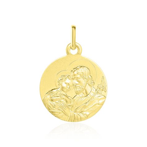 Medaille Or Jaune Christ Et Enfant - Médailles et médaillons Famille | Marc Orian