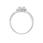 Bague Stelila Or Blanc Oxyde De Zirconium - Solitaires Femme | Marc Orian