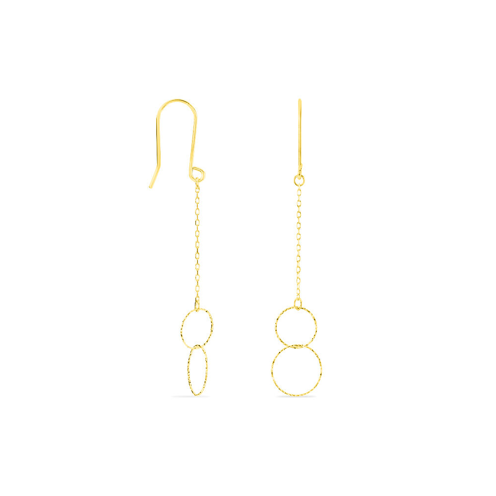 Boucles D'oreilles Pendantes Leonetta Or Jaune - Pendantes Femme | Marc Orian