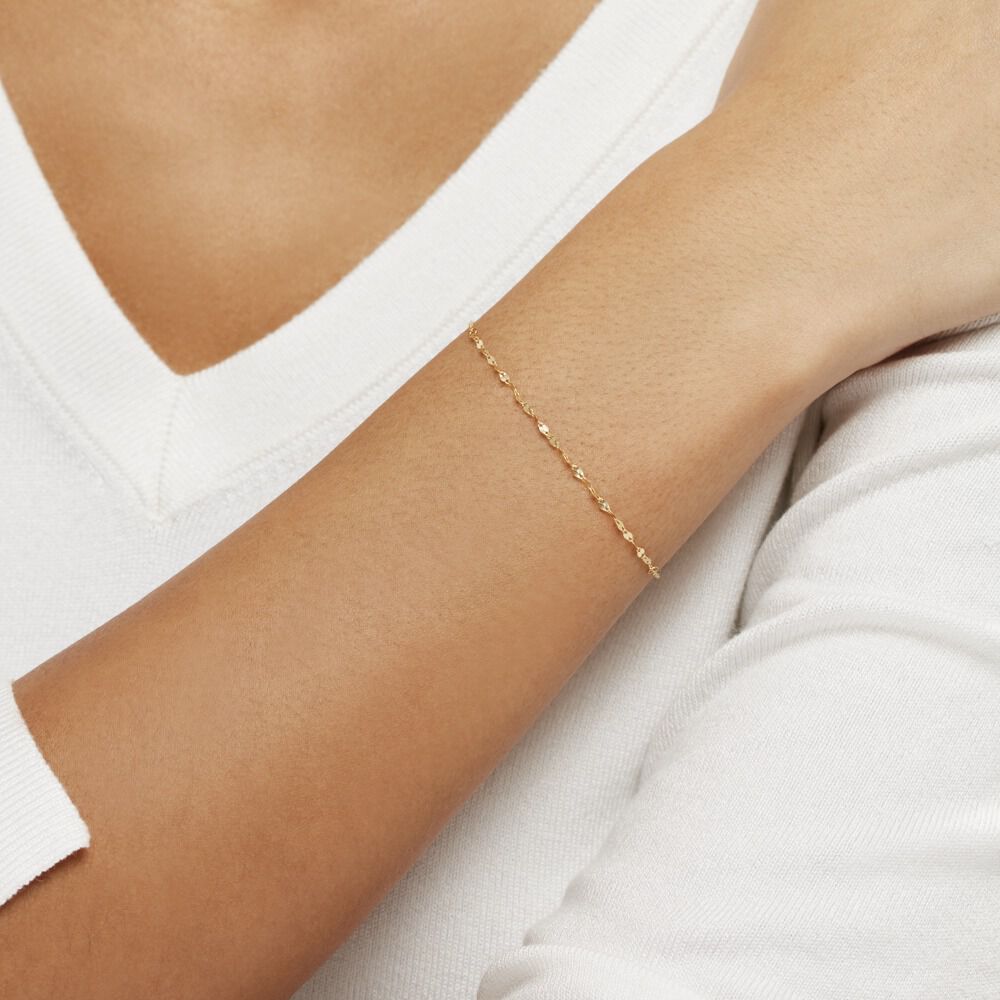 Bracelet Fileana Or Jaune - Bracelets mailles Femme | Marc Orian