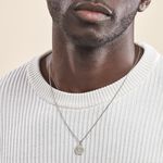 Pendentif Zodiaque Rond Argent Blanc - Bijoux personnalis&eacute;s Famille | Marc Orian