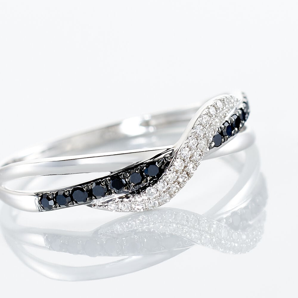 Bague Valencia Or Blanc Diamant - Parures de mariage Femme | Marc Orian