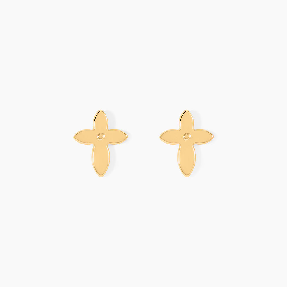 Boucles D'Oreilles Puces Lavonne Or Jaune - Puces Femme | Marc Orian