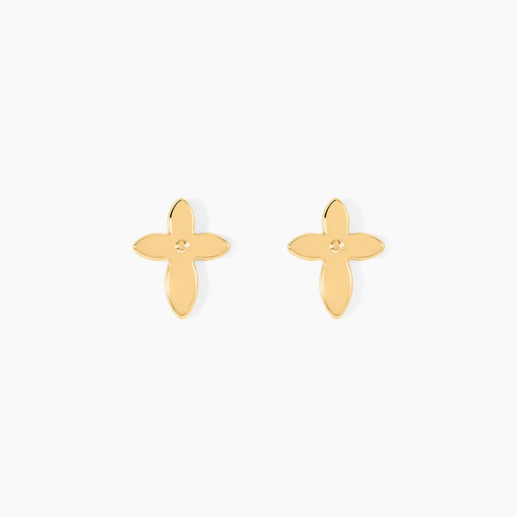 Boucles D'Oreilles Puces Lavonne Or Jaune - Puces Femme | Marc Orian