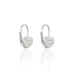Boucles D'oreilles Pendantes Maximin Argent Blanc Oxyde De Zirconium - Pendantes Femme | Marc Orian