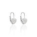 Boucles D'oreilles Pendantes Maximin Argent Blanc Oxyde De Zirconium - Pendantes Femme | Marc Orian