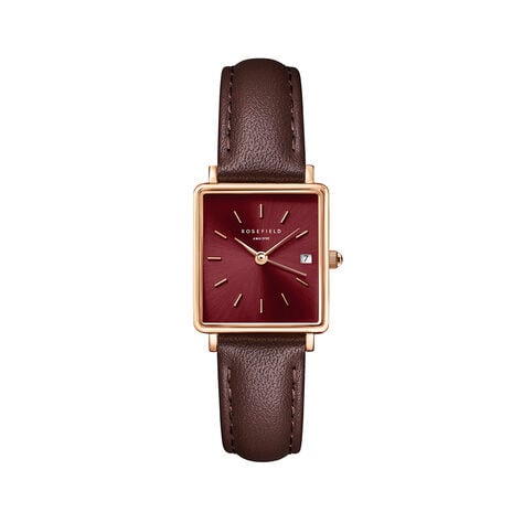 Montre Rosefield Boxy Xs Bordeaux - Montres &eacute;tanches Femme | Marc Orian