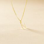 Pendentif Ionia Lettre Or Jaune - Pendentifs Famille | Marc Orian