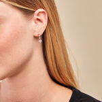 Boucles D'oreilles Pendantes Majestueuse Or Jaune Oxyde De Zirconium - Pendantes Femme | Marc Orian