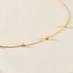 Collier Ethere Or Jaune Oxyde De Zirconium - Colliers avec pierres Femme | Marc Orian