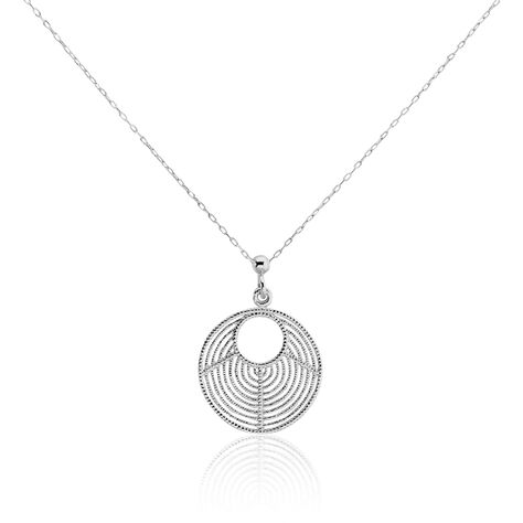 Collier Lune Argent Blanc - Colliers Femme | Marc Orian