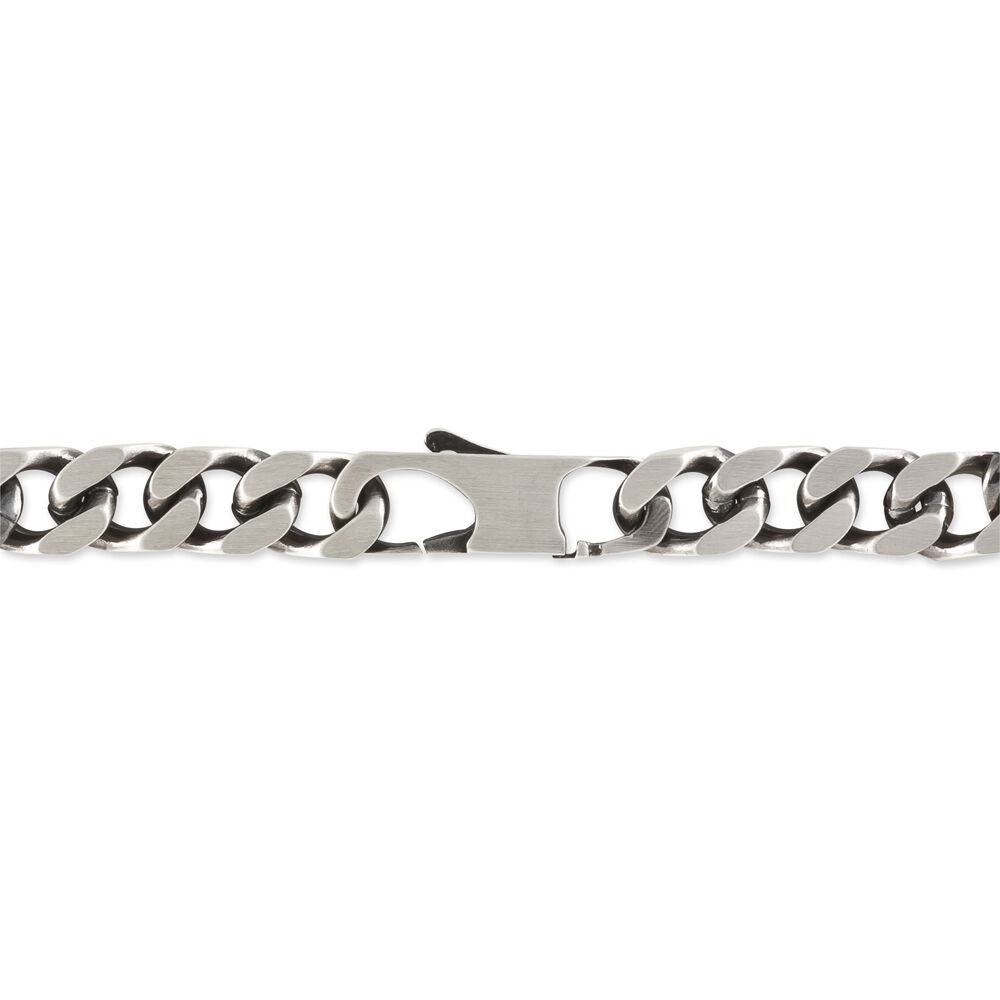 Bracelet Identité Casper Argent Gris - Gourmettes Homme | Marc Orian