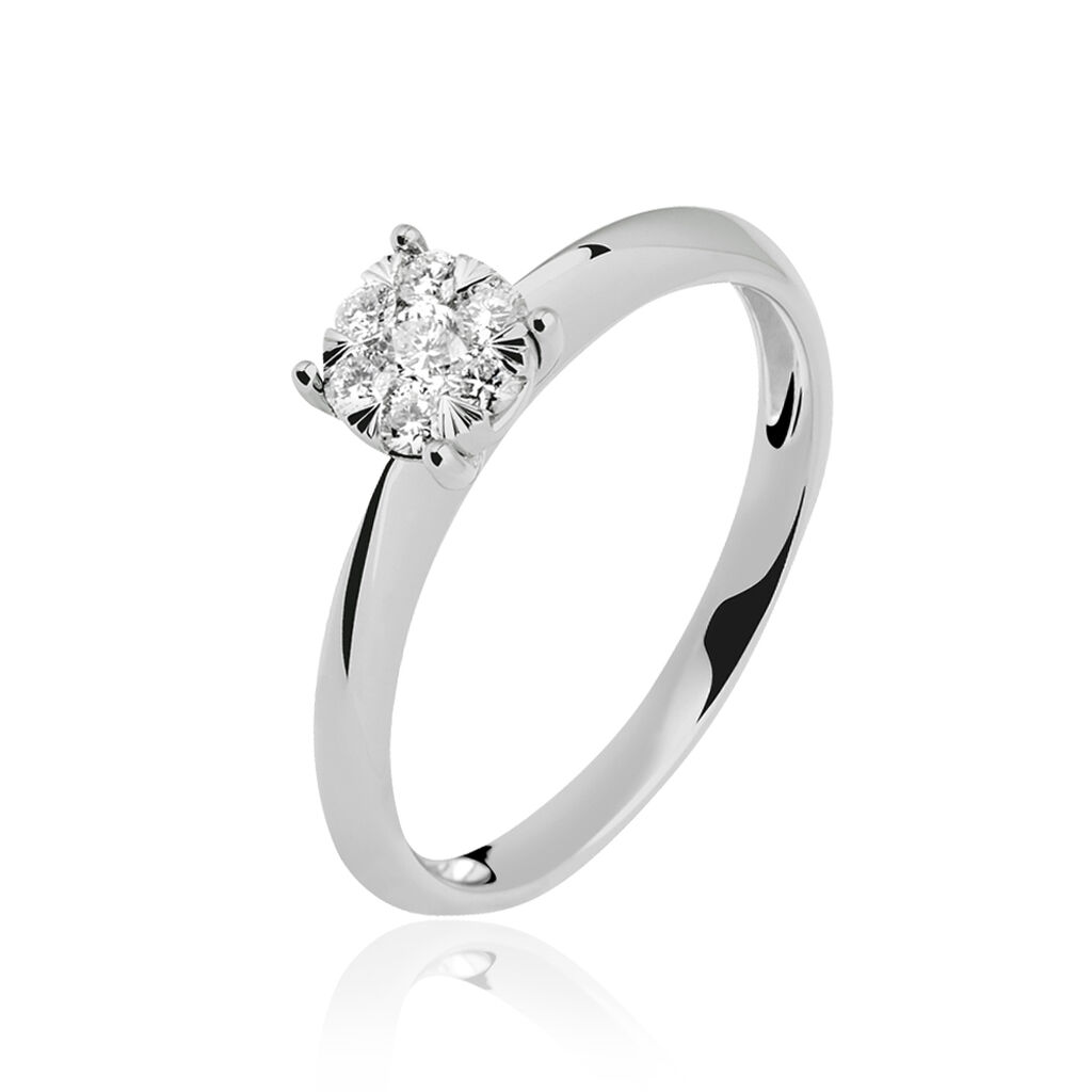 Bague Solitaire Dream Or Blanc Diamant - Solitaires Femme | Marc Orian
