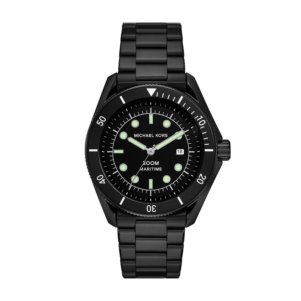 Montre Michael Kors Maritime Noir - Montres &eacute;tanches Homme | Marc Orian