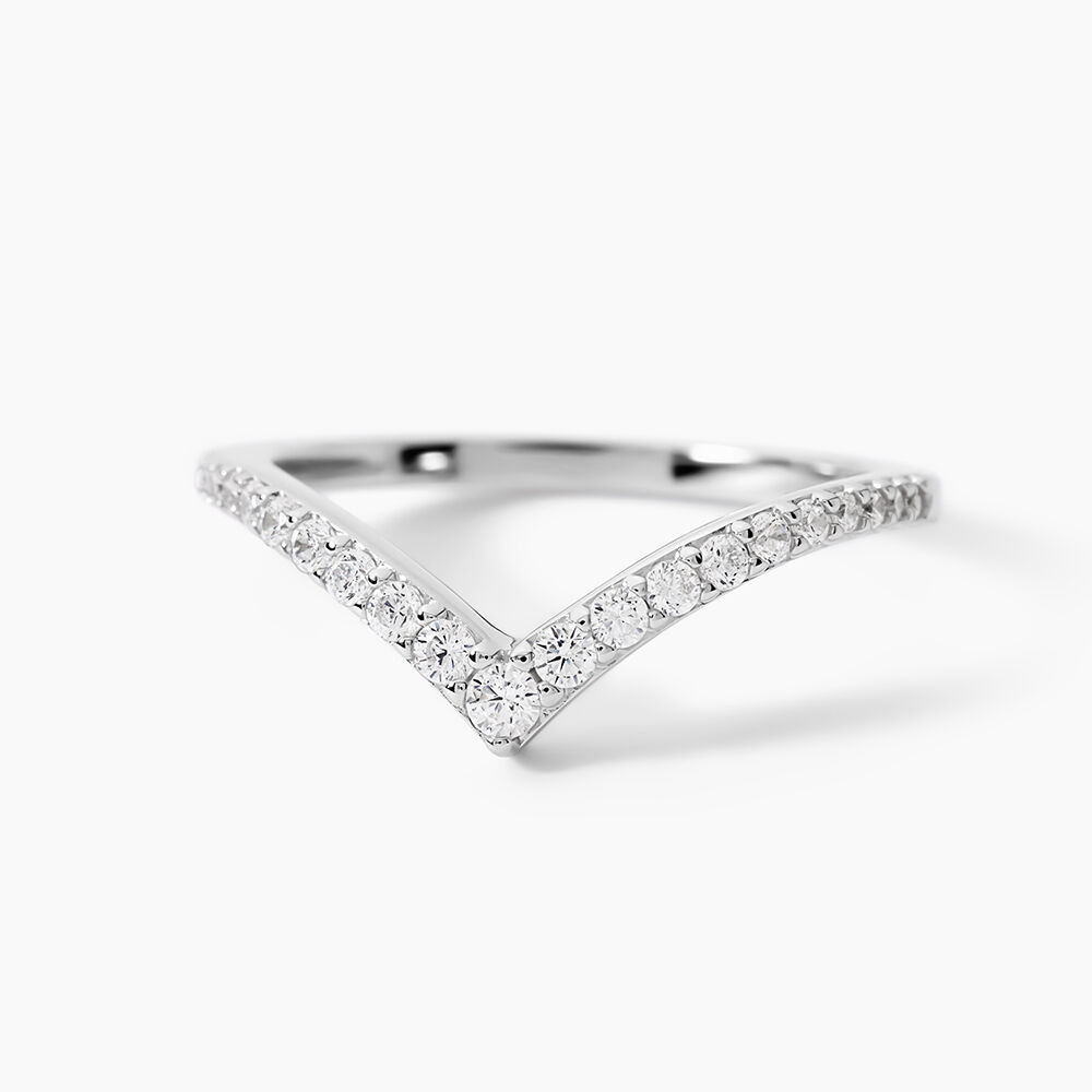 Bague Pricila Argent Blanc Oxyde De Zirconium - Bijoux fantaisie Femme | Marc Orian
