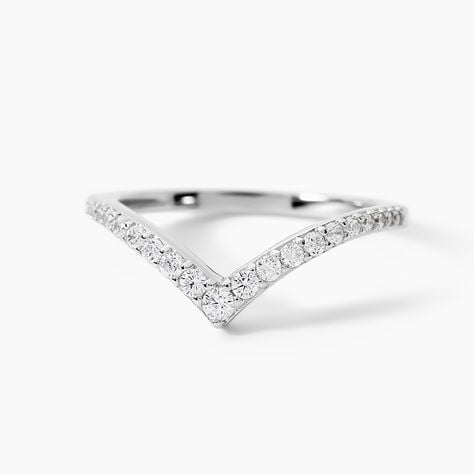Bague Pricila Argent Blanc Oxyde De Zirconium - Bijoux fantaisie Femme | Marc Orian
