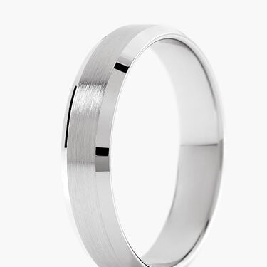 Alliance Berit Palladium Ruban Biseauté