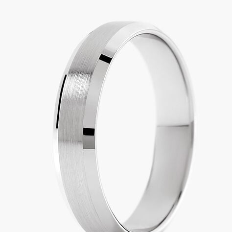 Alliance Berit Palladium Ruban Biseauté - Alliances personnalisées Unisex | Marc Orian