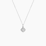 Collier Justina Argent Blanc Oxyde De Zirconium - Colliers avec pierres Femme | Marc Orian